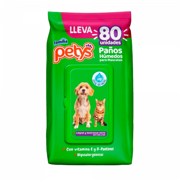 Paños Humedos Petys