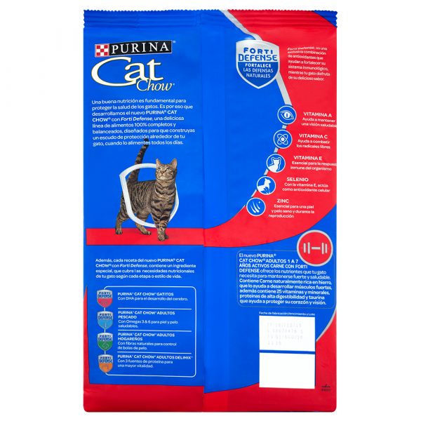 Cat Chow Adultos Activos Carne - Image 2